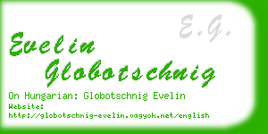 evelin globotschnig business card